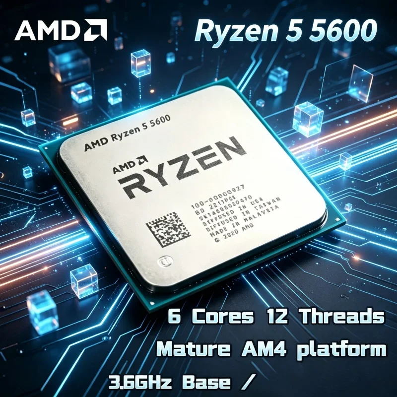 Processador AMD Ryzen 5 5600 R - Cpu Cooler avaliação e preço