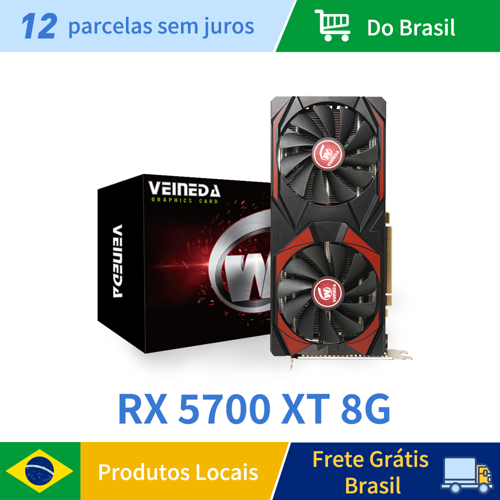 Placa gráfica veineda rx 5700x - Cpu Fan avaliação e preço