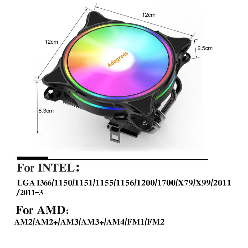 Cooler de Ar para CPU X99 3Pin - Air Cooler Cpu avaliação e preço