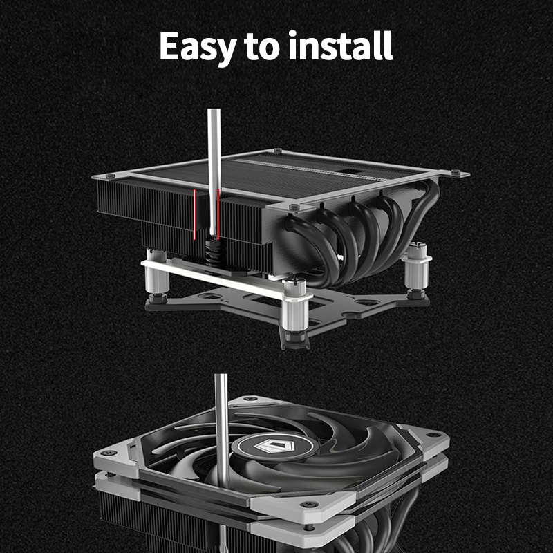 ID-COOLING IS-55 5 Heatpipe CP - Cpu Heatsink avaliação e preço