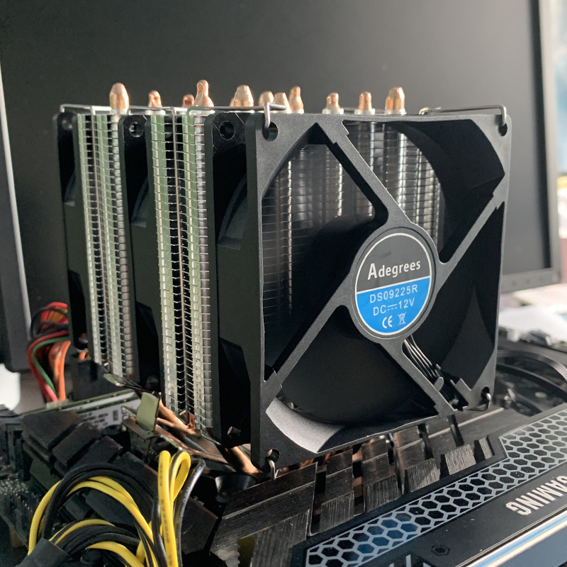 Cooler de ar para CPU com 6 tu - Cpu Heatsink avaliação e preço